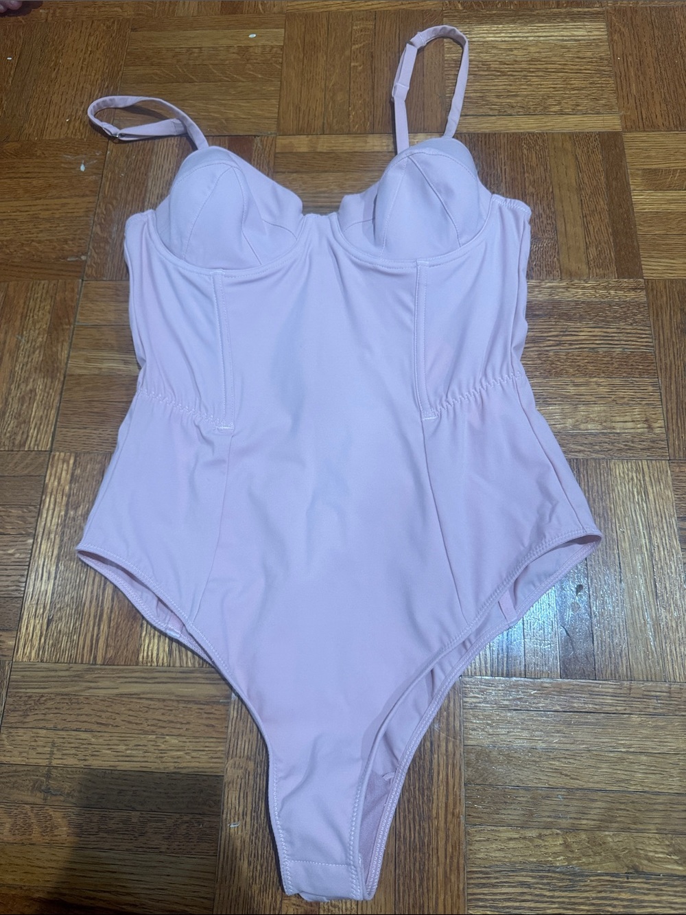 Fleur du Mal rose Pink Structured Cup Bodysuit